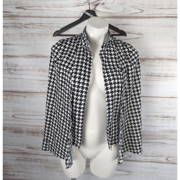 Shein Houndstooth Cape Sz Small - Picture 1 of 4